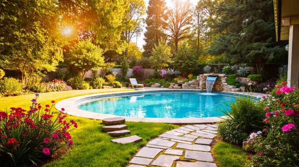 5 idées pour harmoniser votre jardin autour de la piscine