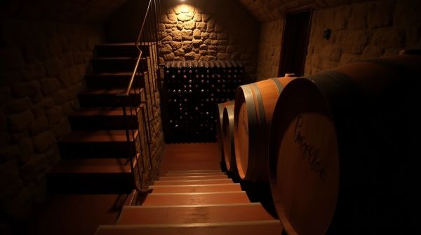 cave a vin sous escalier