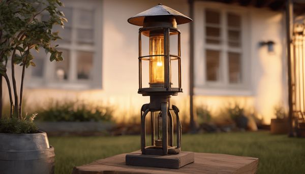 Fabriquer un lampadaire fait maison facilement et créativement