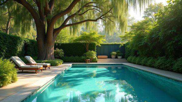 Piscine et jardin : créer un espace de détente cohérent autour du bassin