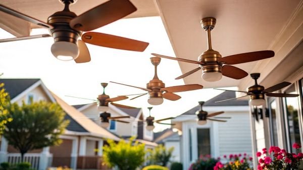 Top 5 ventilateurs de plafond extérieurs pour votre confort