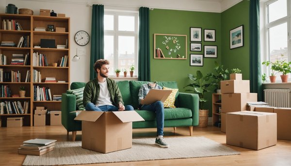 Le déménagement vert : comment déménager de manière écologique en tant qu'étudiant